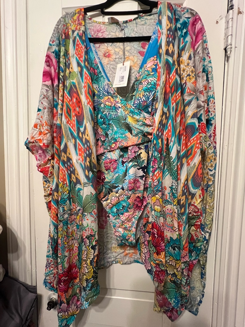 NWT Johnny Was Swimsuit and Cover Up